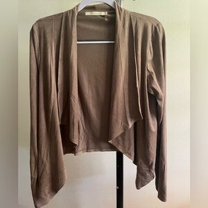 3/$30‼️ F21 Long sleeve Draped Jacket - L